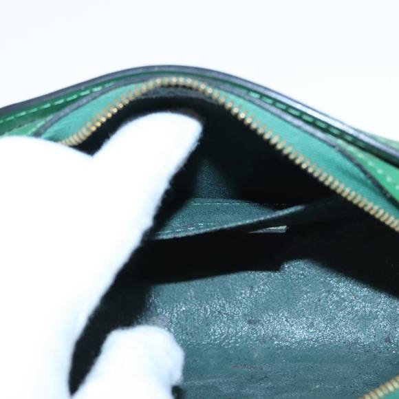 LOUIS VUITTON Epi Dauphine PM Cosmetic Pouch Green M48444 LV Auth 92025 - Picture 11 of 16